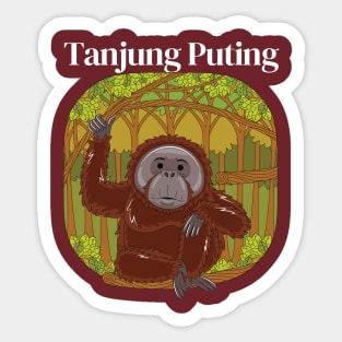 Tanjung Puting National Park (Indonesia Travel) Sticker